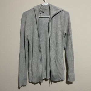 Evolution by Cyrus sweater jacket. Full zip. Grey color.